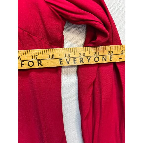 Brooks Brothers Women's Fleece Button Up Shirt Long Sleeve Size 6 Red Pocket - Picture 11 of 13